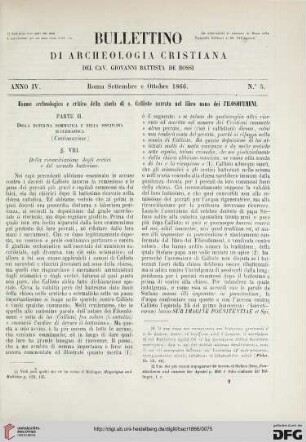 4: Esame archeologico e critico della storia di s. Callisto narrata nel libro nono dei Filosofumeni, [3]