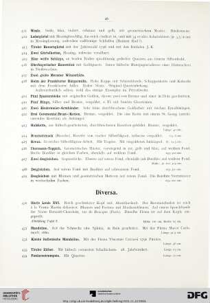 Diversa (Nr. 430-459)