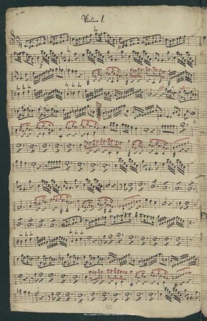 Violino 1. [Jesu meines Herzens Freud]