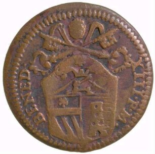 Münze, Quattrino, 1724 - 1730