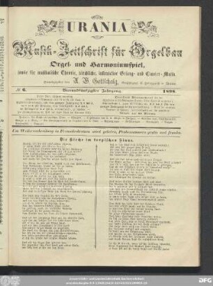 No. 6. Vierundfünfzigster Jahrgang. 1898.
