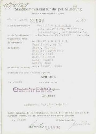 Jeske, Mechtilde