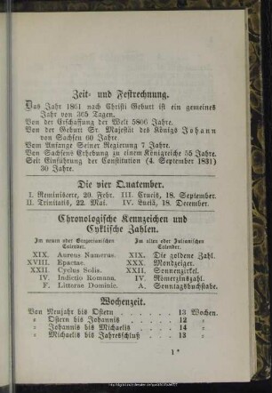 Zeit- und Festrechnung