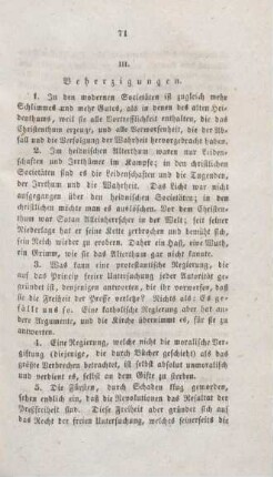 71-73 Beherzigungen