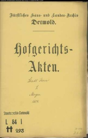 Horn, Stadt gegen Daniel Meyer, Advokat - Beleidigung