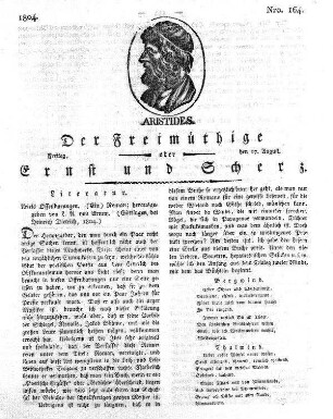 Nro. 164., Freitag den 17. August