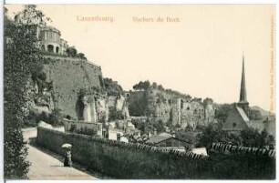 Luxemburg. Rochers du Bock