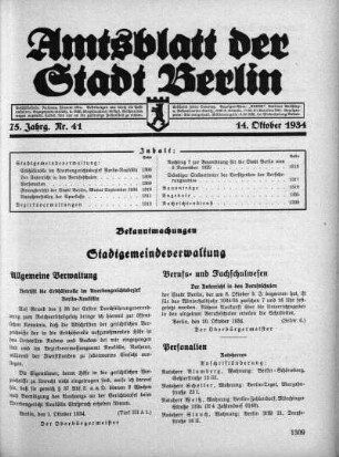 1934,41: Nr. 41, 14. Oktober 1934