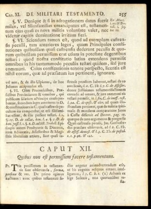 Caput XII. Quibus non est permissum facere testamentum