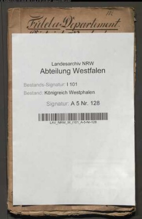 Aktivkapitalien des Domkapitels Paderborn