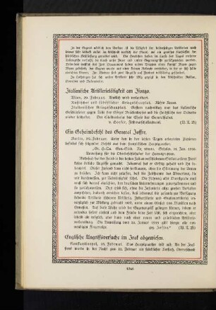Ein Geheimbefehl des General Joffre.