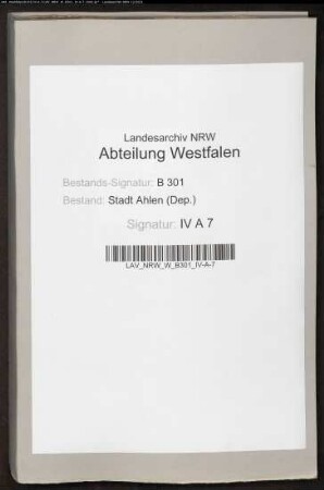 Schatzungsregister.