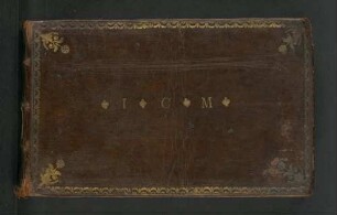 UB Gießen, Hs 1216d - Stammbuch des Gießener Studenten der Theologie Johann Conrad Müller aus Großen-Buseck. - UB Gießen, Hs 1216d
