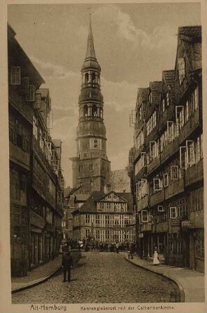 Alt-Hamburg, Kannengießerort mit der Catharinenkirche