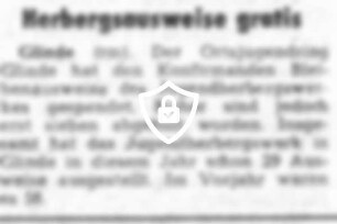 Herbergsausweise gratis