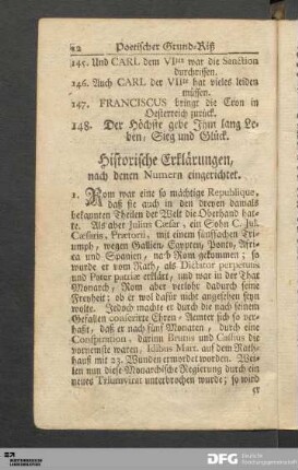 Vor der Theilung der Römischen Monarchie.