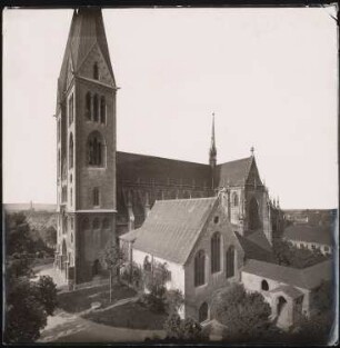 Dom, Halberstadt: Südwestansicht