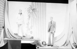 Basel: Création, Stand mit Herrenmode