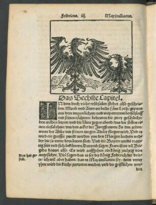 Das Sechste Capitel.