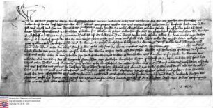 Gerhard Graf zu Sayn belehnt Hans Wambold v. Umstadt fürnf Gulden Zins am Burglehen zu Hayn