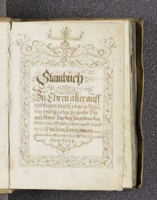Stammbuch des Paul Langermann (1614-1620)