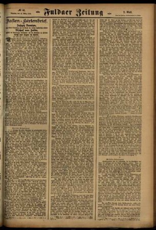 Zweite Ausgabe vom Dienstag, den 14. März 1916.