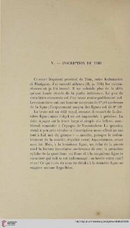 V. Inscription de Timi