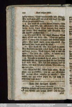 Von der heiligen Taufe.