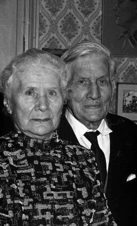 Diamanthochzeit der Eheleute Erich und Anna Balzer aus der Uhlandstraße