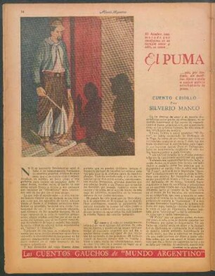 El puma : Los cuentos gauchos de "Mundo Argentino"