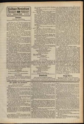 Zweite Ausgabe vom Freitag, den 24. Dezember 1915.