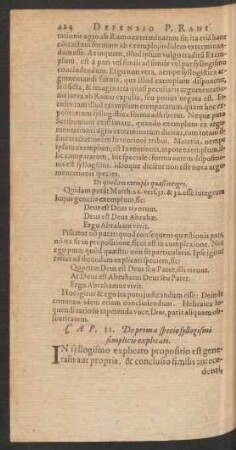 Cap. 11. De prima specie syllogismi simplicis explicati.