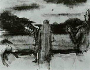 Vier Menschen am Meer