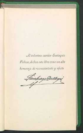 [Dedicatoria] Al telentoso escritor Eustaquio Pellicer