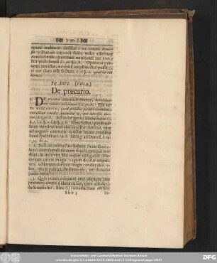 Tit. XXVI. (VIII. 9.) De precario.