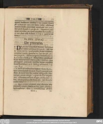 Tit. XXVI. (VIII. 9.) De precario.