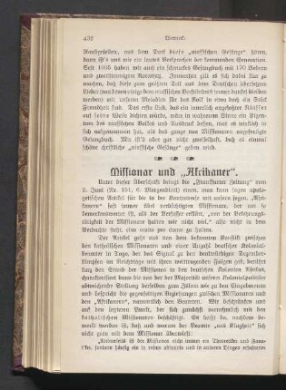 Missionar und ,,Afrikaner"