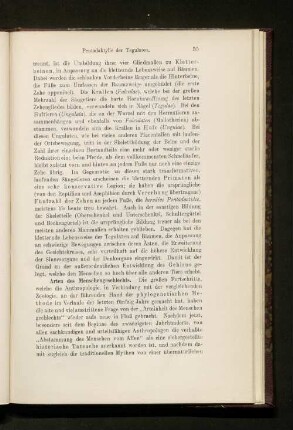 Arten des Menschengeschlechts.