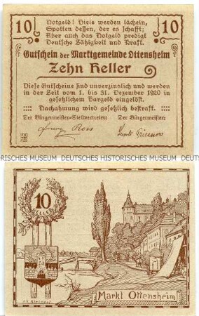 Ottensheim, 10 Heller