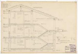 Wohnhaus Mildenberger, Hochberg: Schnitt 1:20