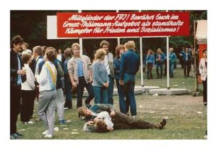 Pressefest des "Neuen Deutschland" im Volkspark Friedrichshain, Berlin-Friedrichshain