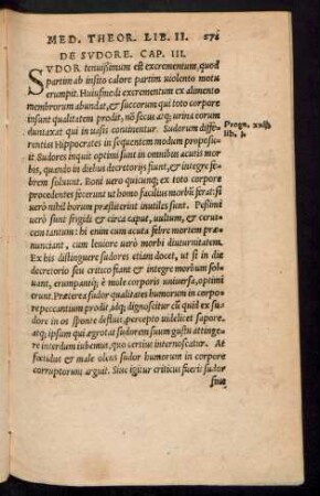 De Sudore. Cap. III.