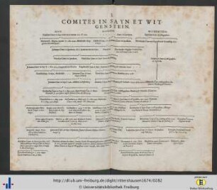 101.-120. Doppelblatt (Comites in Sayn et Witgenstein [I.] ... Comites ab Hardeck).