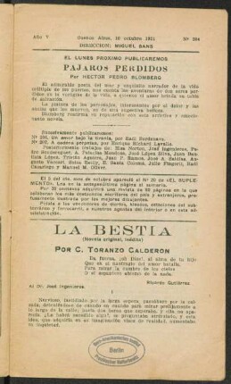 1921005204: La bestia