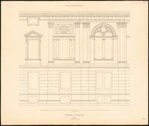 Rathaus, Wiesbaden: Fassadendetail 1:25