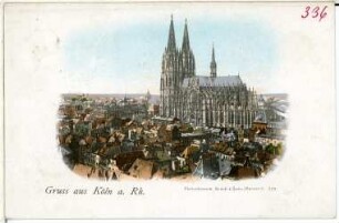 Köln am Rhein. Gesamtansicht