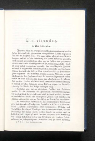 Einleitendes.