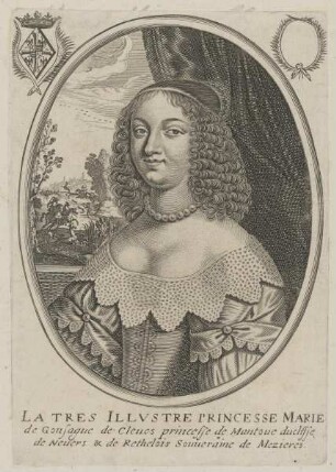 Bildnis der Marie de Gonsague de Cleues