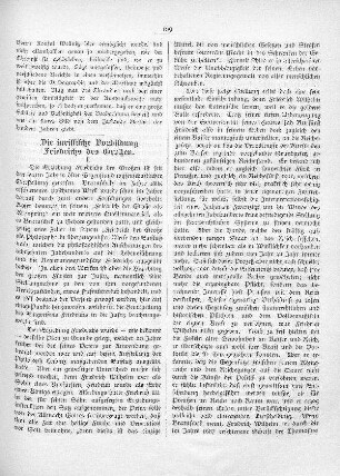 Die juristische Vorbildung Friedrich des Großen