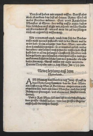 Newe zeytung auß dem Nyderland.